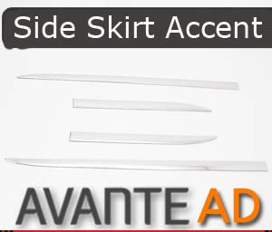 [ Elantra 2016(Avante AD) auto parts ] Elantra 2016 Side Skirt Accent(4P)